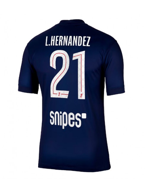 Paris Saint-Germain Lucas Hernandez #21 Heimtrikot 2025-26 Kurzarm Paris Saint-Germain Lucas Hernandez #21 Heimtrikot 2025-26 Kurzarm
